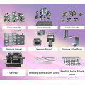 Spare Parts for Twin Screw Extruder: Screw Elements, Barrel, Gearbox, Axles, Alloy Bush, Feed-in System, Side Feeder, Mixer & So on